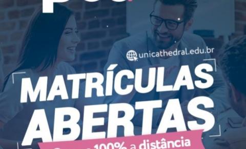 Unicathedral abre 3 cursos de pós-graduação totalmente interativos