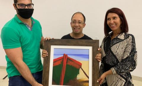 Artista plástico Robledo é homenageado no Centro Cultural Valdon Varjão