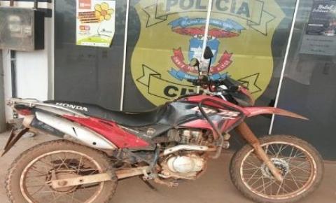 Filho é indiciado após furtar moto do pai para trocar em drogas